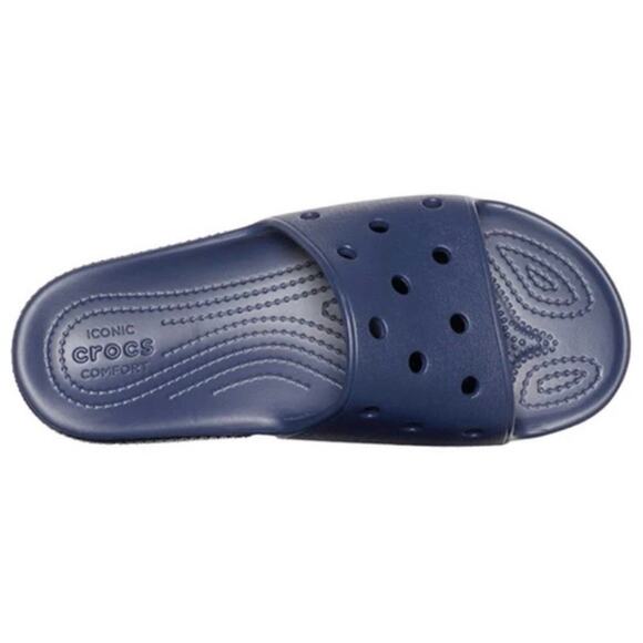 Crocs Classic Slide in Navy Unisex Size Men’s 7 / Women’s 9 - Picture 2 of 12